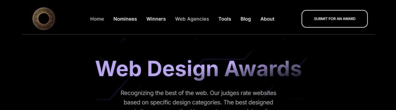 Web Design  Award Agency