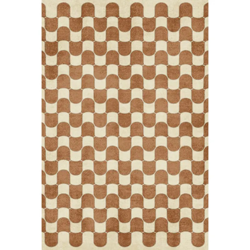 Retro Geometric Rug Classical Abstract Design Home Flooring Cover - Warmly Home