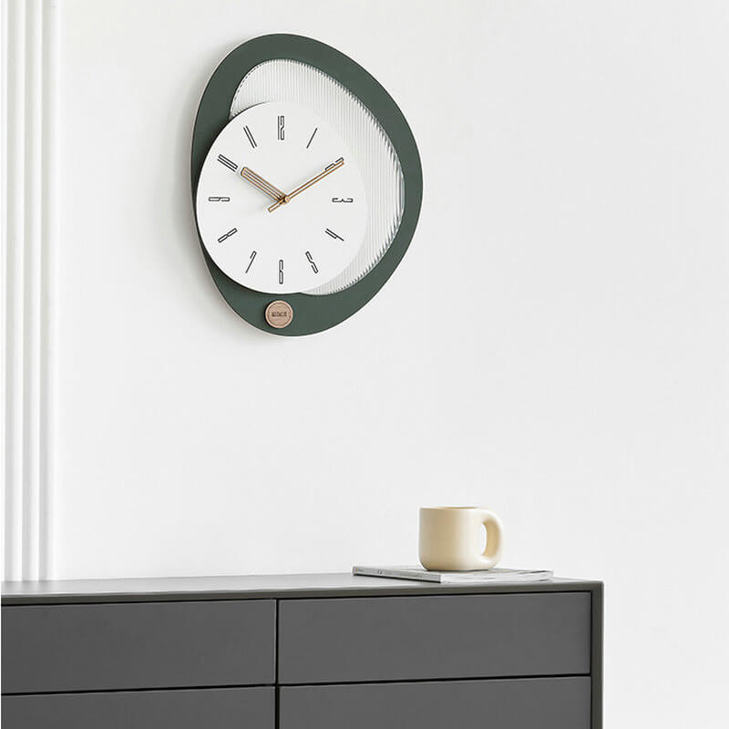 Modern Attractive Wall Clock New Design Unique Shaped Wall Watches Decor - Warmly Life