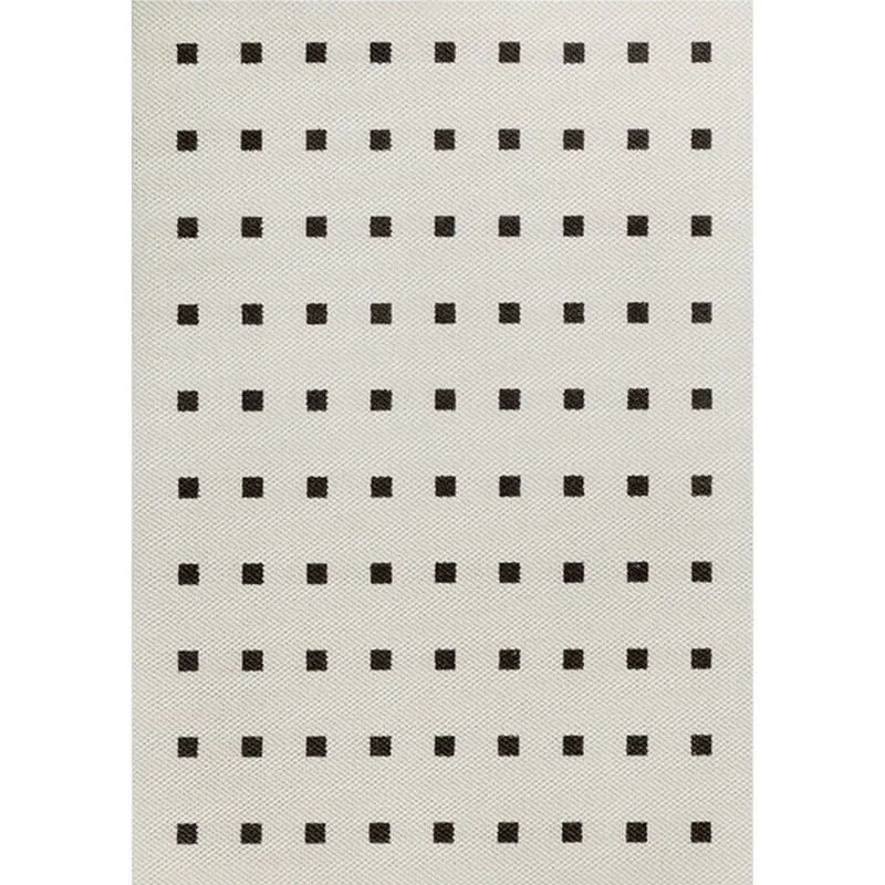 Black Dot Rug New Design Unique Pattern White Brown Area Carpet - Warmly Home