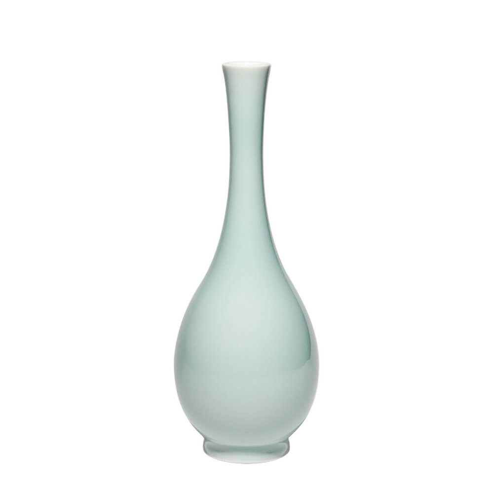 Long Neck Vase Unique Hand Made High End Ceramic Flower Pot For Interior Home Decor - Warmly Design