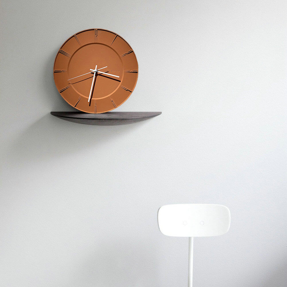 Contemporary Round Clock Modern New Design Interior Analog Wall Watch Decor - Warmly Life