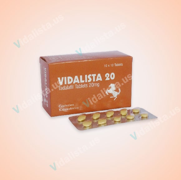 Buy Vidalista 20 Mg : Tadalafil Vidalista 20 Mg Tablets Online