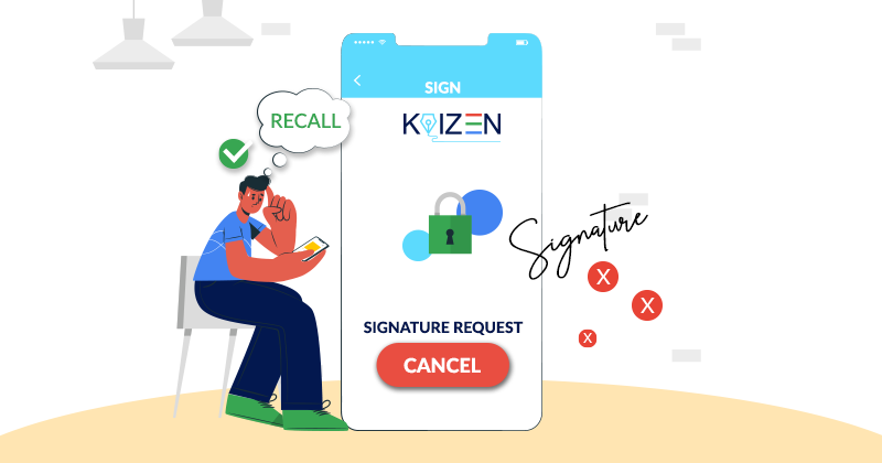 How to cancel eSignature request? - KAiZEN