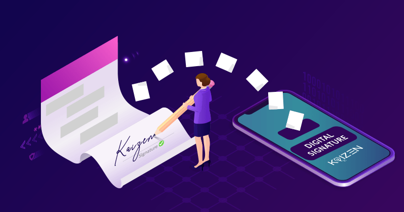 How to electronically sign a document? - KAiZEN