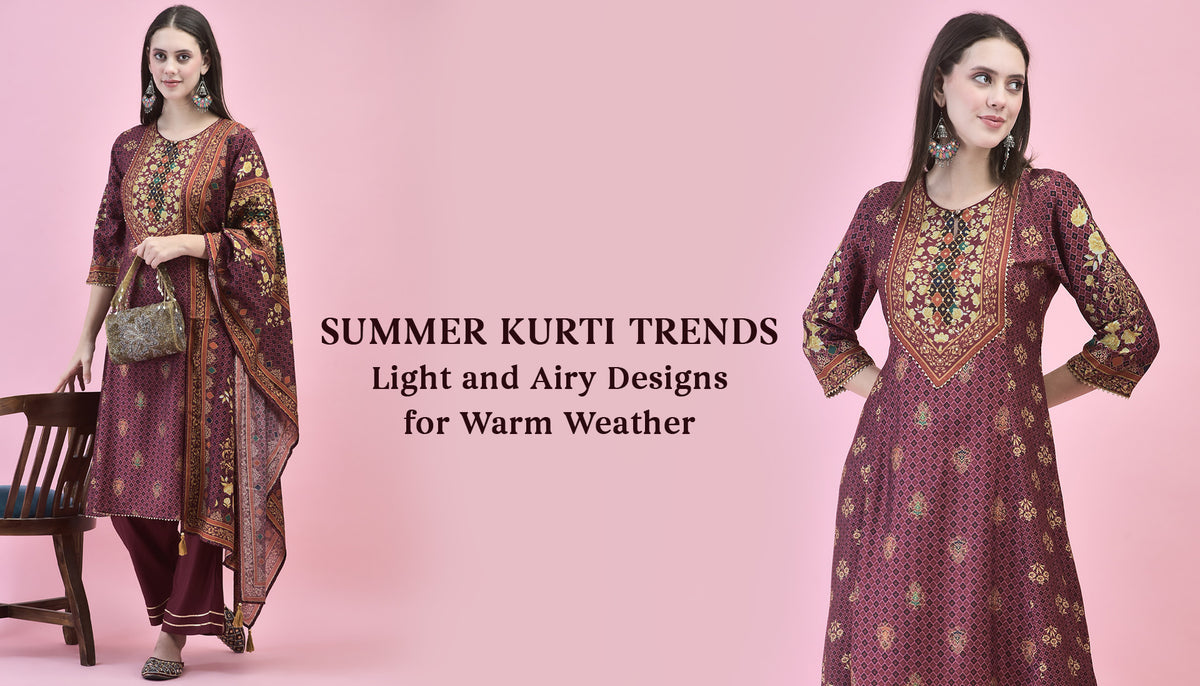 Summer Kurti Trends, Ethnic Sets with Pant, Read Blog