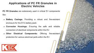 Powering Up the Future: Kapoor Sales & PC FR Granules for Electric Vehicles