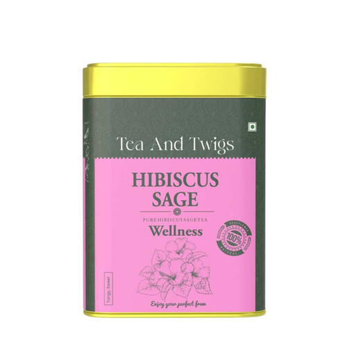 Hibiscus Sage - 15 Tea Bags | Tea And Twigs India