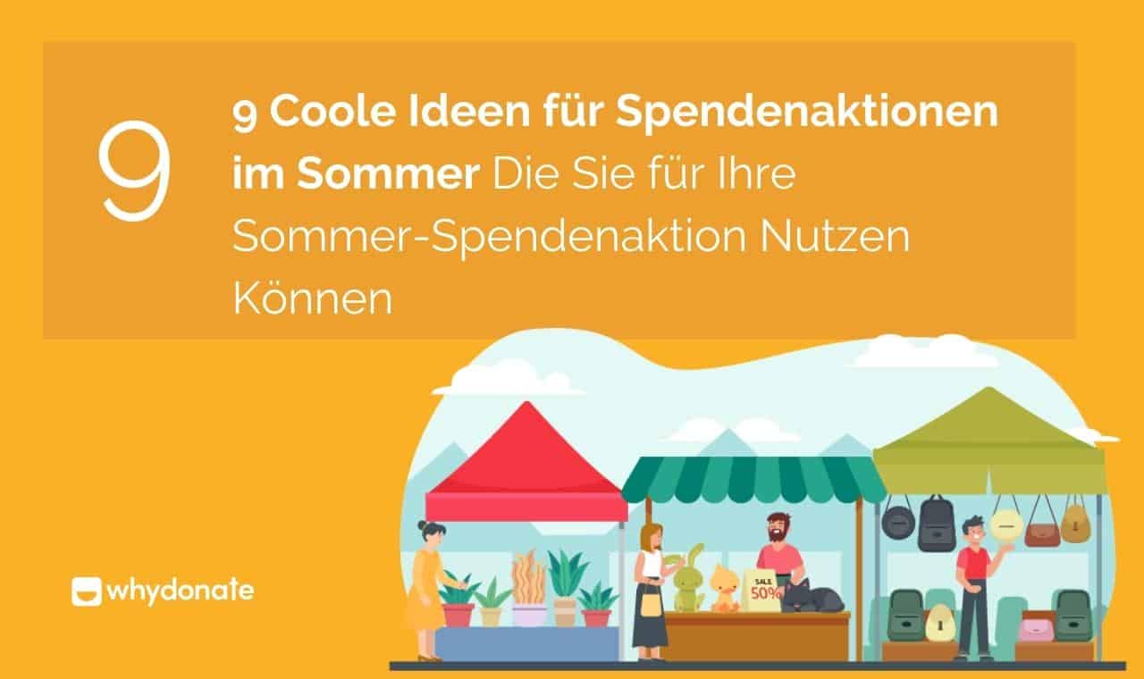 9 Coole Ideen Für Spendenaktionen Im Sommer Um Geld Zu Sammeln