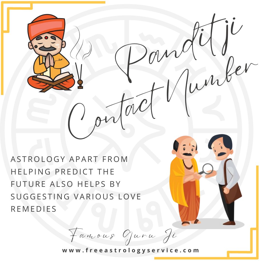 Pandit ji contact number – Pandit ji ka phone number – Free Astrology Service