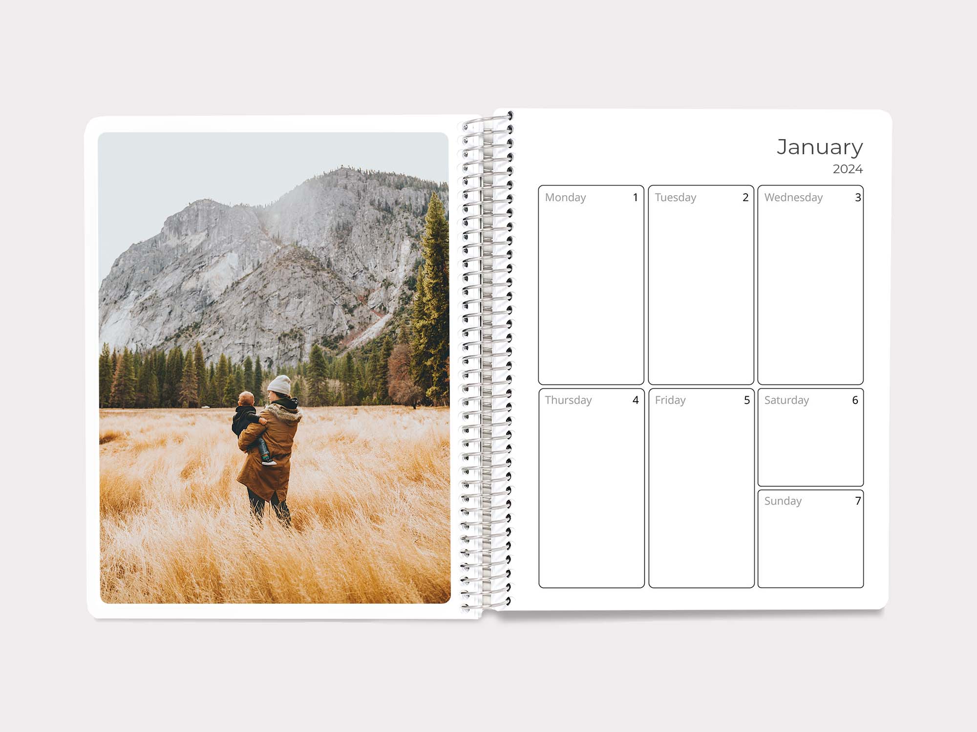 Optimize your planning with the Small Horizontal Weekly Planner!