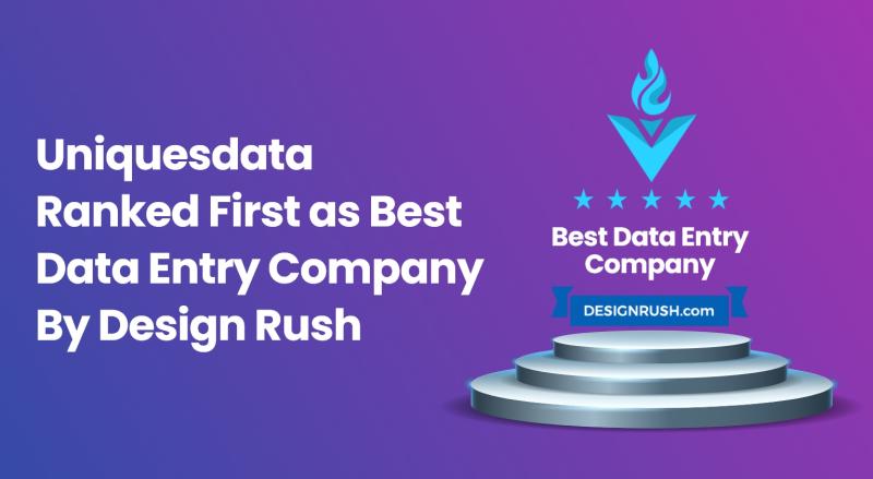 Uniquesdata Ranked First as Best Data Entry Company By Design