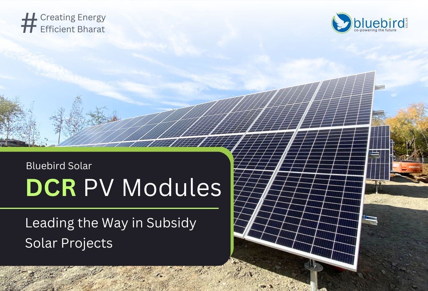 DCR Solar PV Modules : Revolutionizing Subsidy Solar Projects