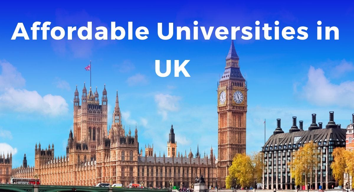 Affordable Universities in UK & Funding Options for International Students | by Riya Niar | Jul, 2024 | Medium