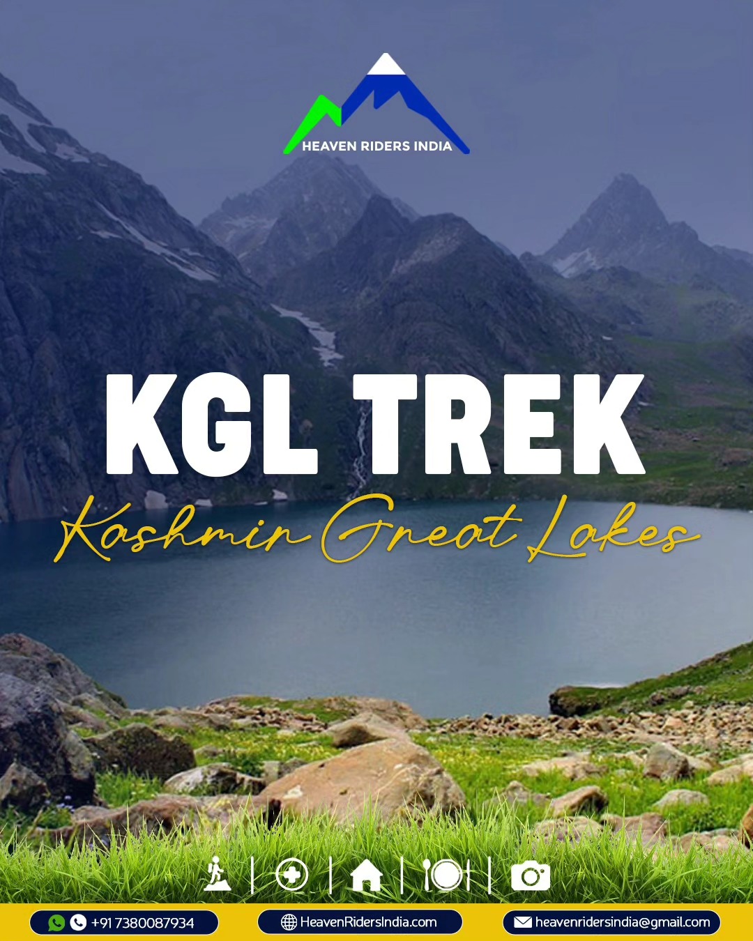 Kashmir Great Lakes Trek Discover Beauty : Call 7380087934