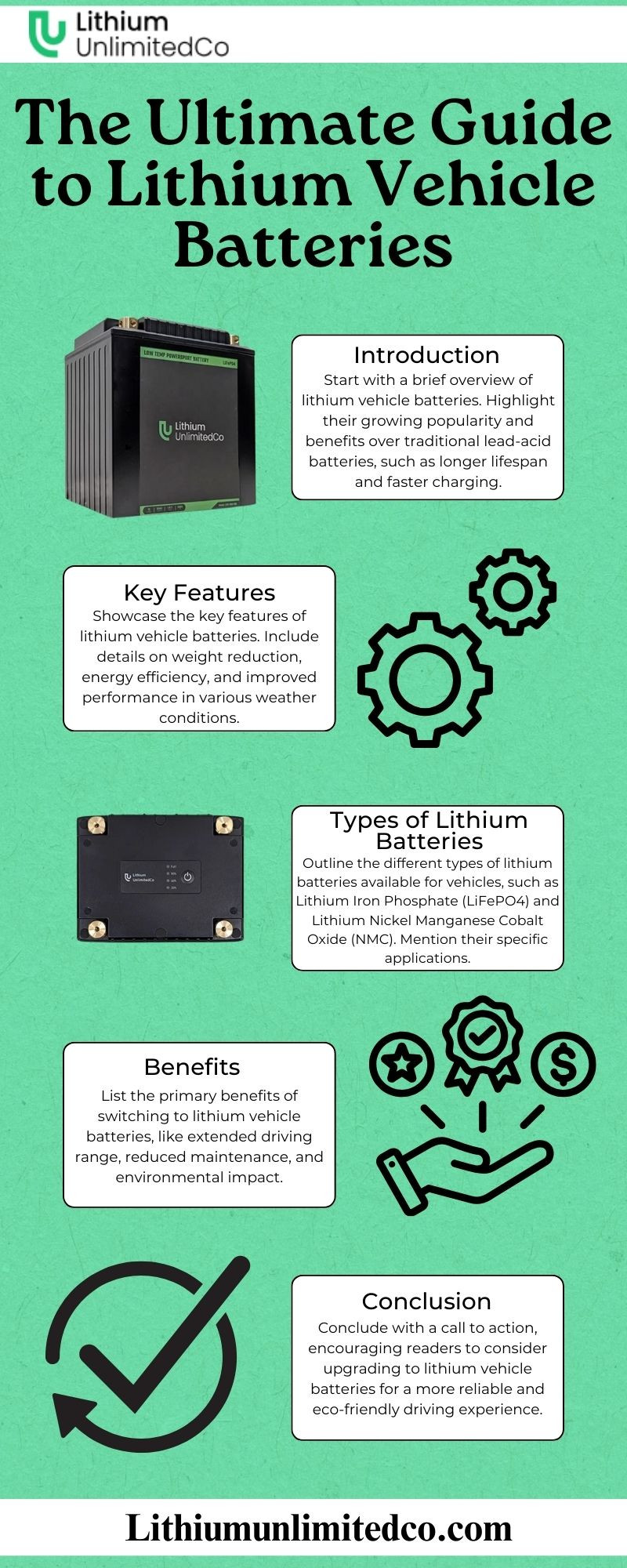 The Ultimate Guide to Lithium Vehicle Batteries