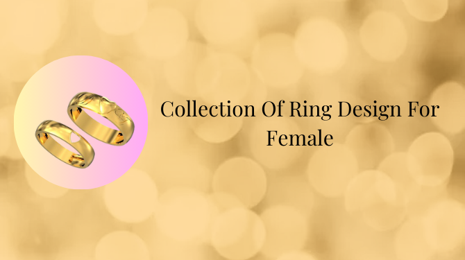 Simple Gold Ring Design For Female without Stone - DishiS Designer Jewellery