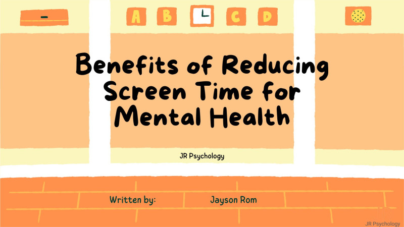 Benefits Of Reducing Gadget's Screen Time to Improve Mental Health: jrpsychology — LiveJournal