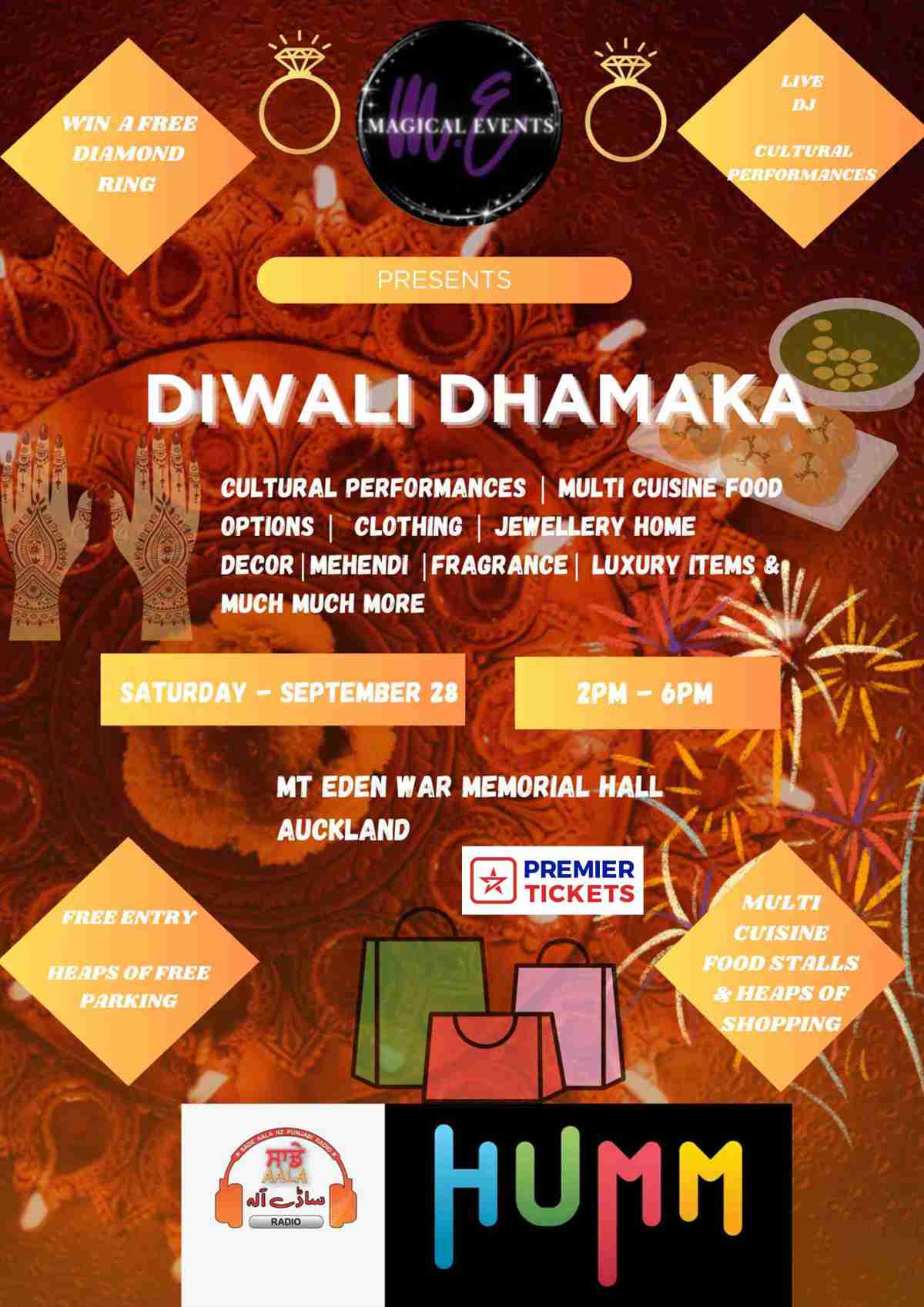 Join the Excitement of Diwali Dhamaka 2024 Event in Auckland