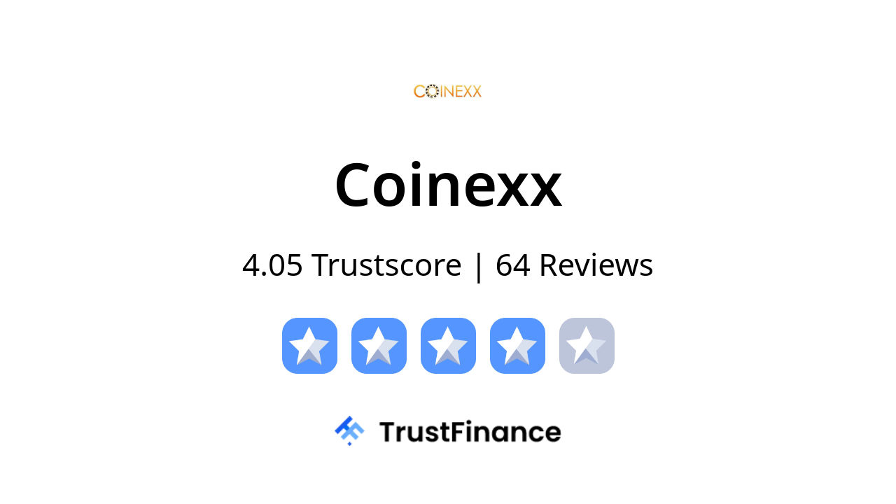 Coinexx Reviews - 4.05 TrustScore | TrustFinance