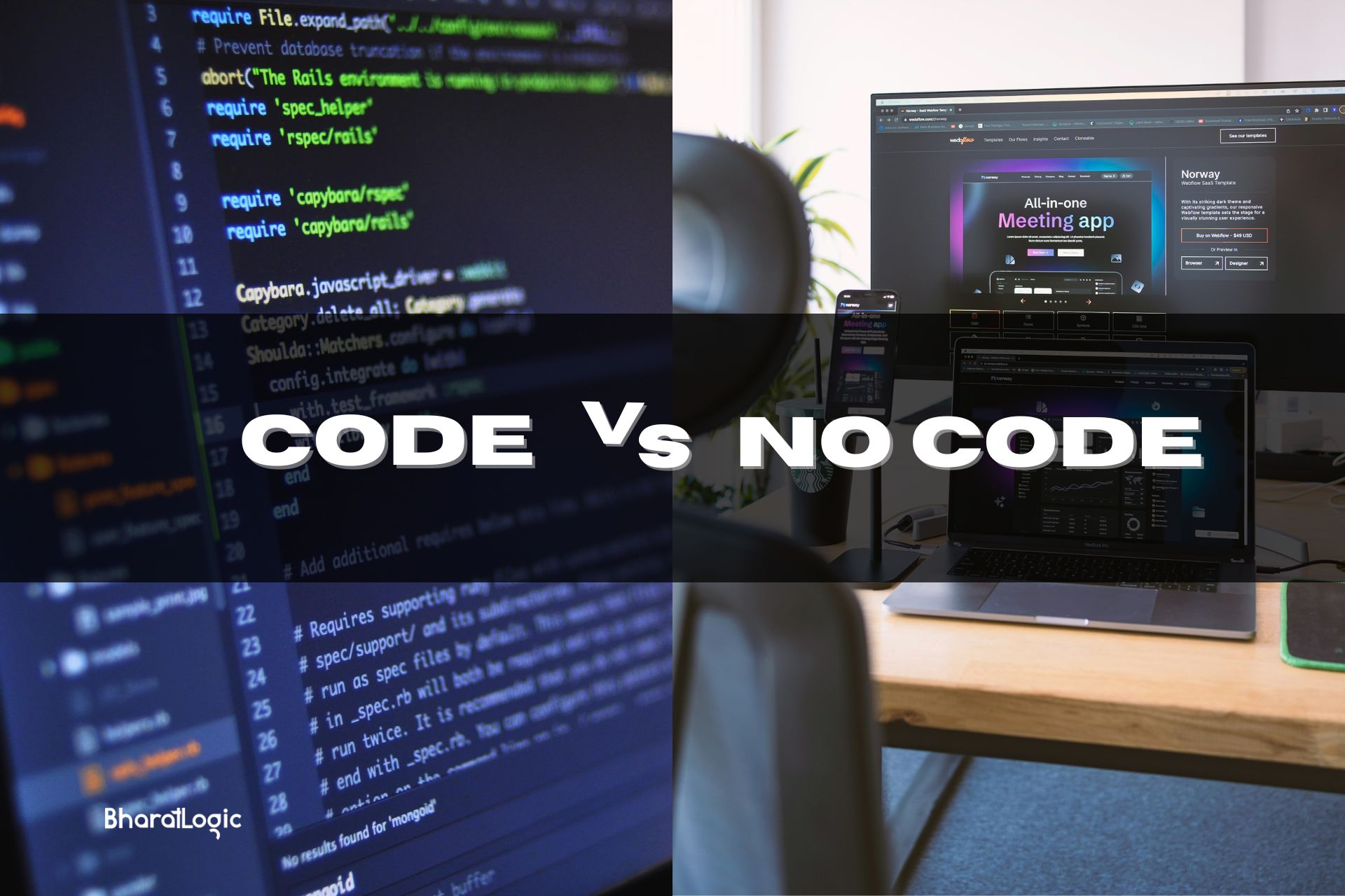 Code vs No-Code Development : The Future of Software Development