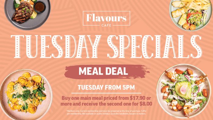 Tuesday Meal Deal - Panthers Glenbrook