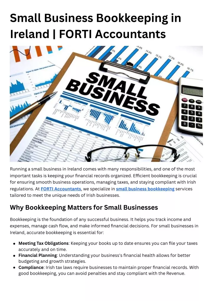 PPT - Small Business Bookkeeping Services In Ireland PowerPoint Presentation - ID:13673342