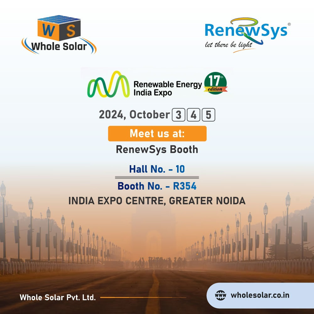 Top Indian Solar Startups to Watch at Renewable Energy India Expo 2024 - Whole Solar