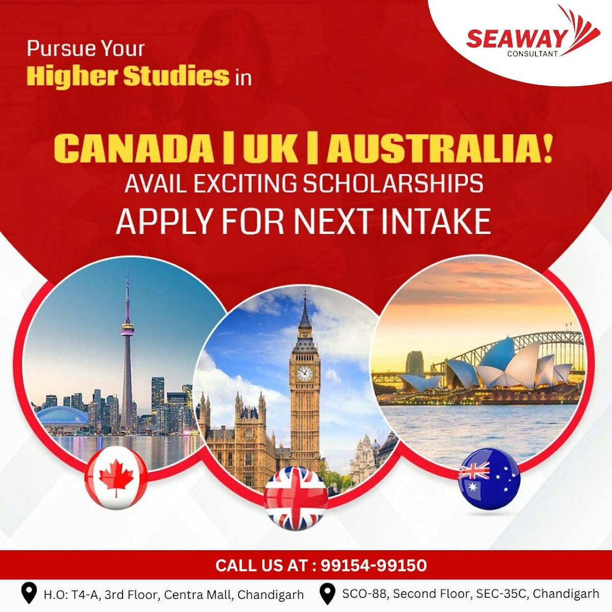 Best Canada Study Visa Consultants in Chandigarh