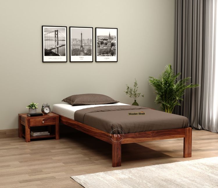 Single Beds: Buy Single Bed Online At Best Price | Wooden Street