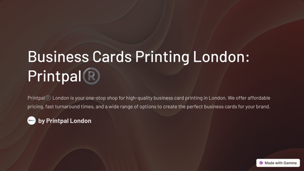 Business Cards Printing London Printpal r | Pearltrees