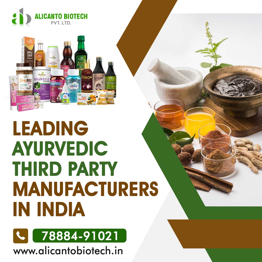 Leading Ayurvedic Third Party Manufacturers in India