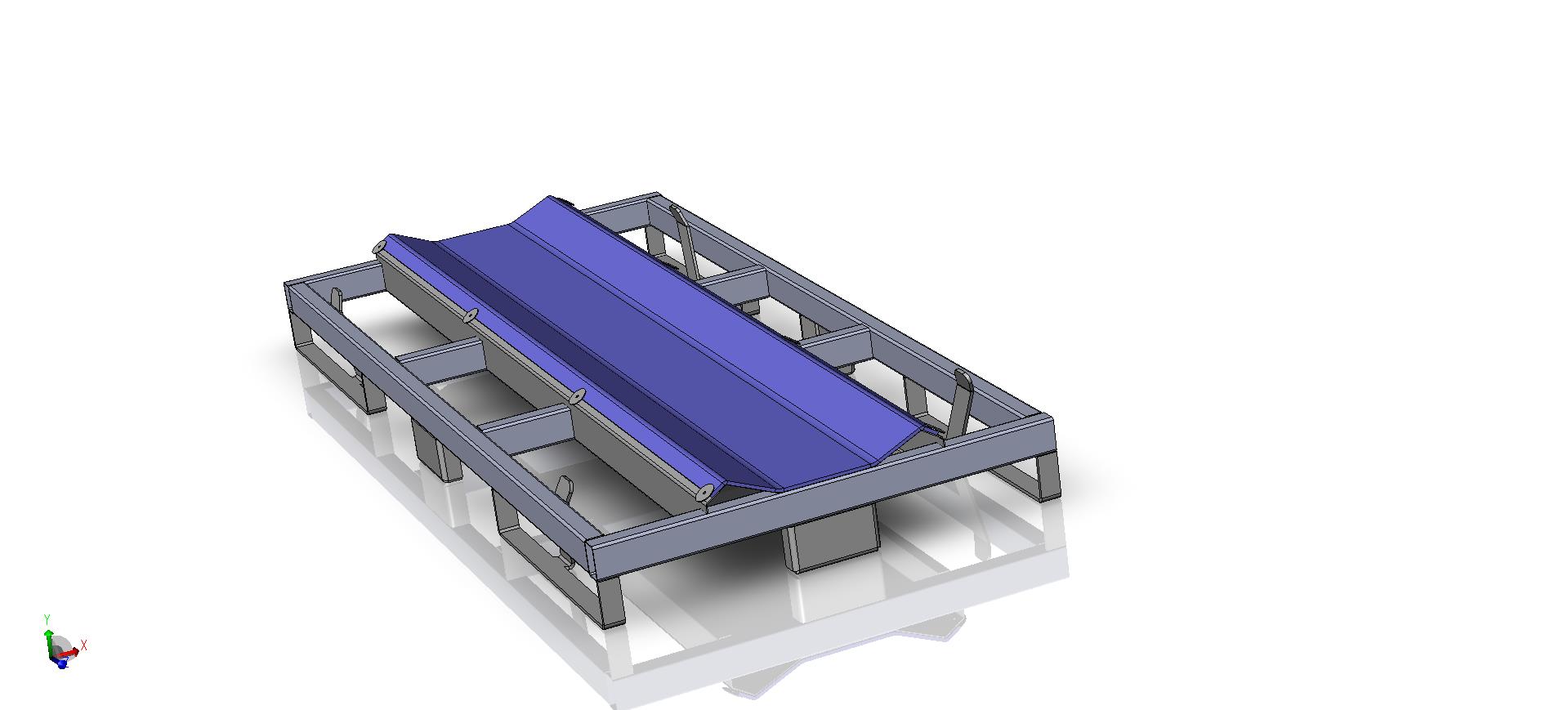 Stackable Pallets - Steel and Metal | Tab Stack Roll Cradle Pallets