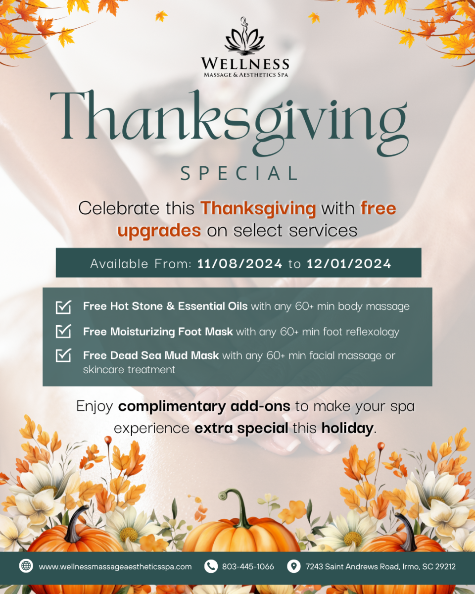 Thanksgiving Special: Indulge in Hot Stone Massage Therapy and Foot Massage in Columbia, SC! – Wellness Massage & Aesthetics Spa 