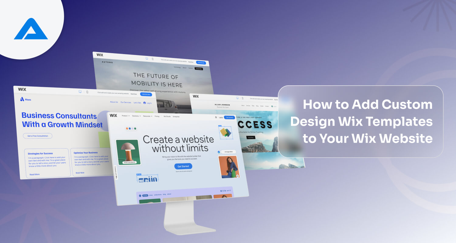 Tips to Add Custom Wix Templates to a Wix Website