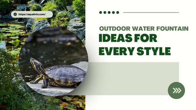 Outdoor Water Fountain Ideas for Every Style | PPT | Free Download