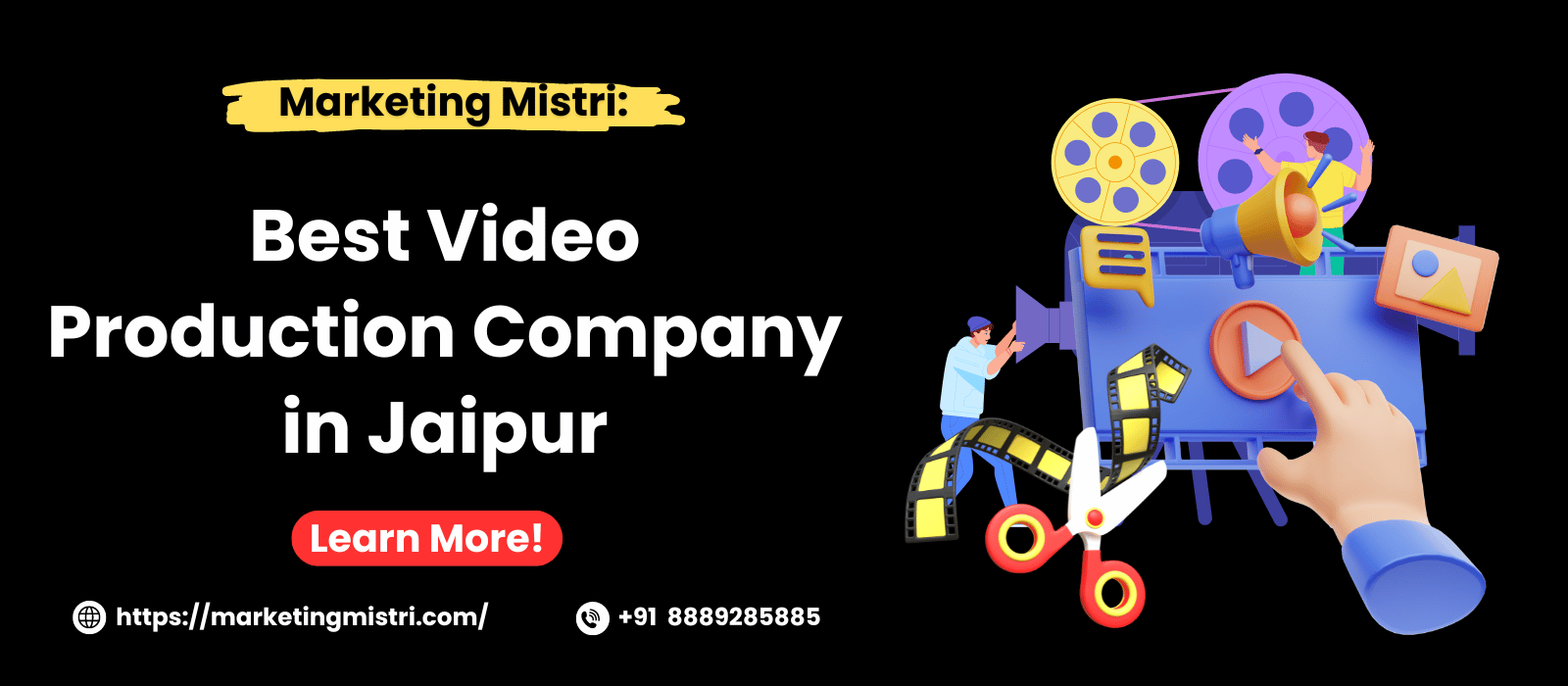 Best video production company in Jaipur with Marketing Mistri