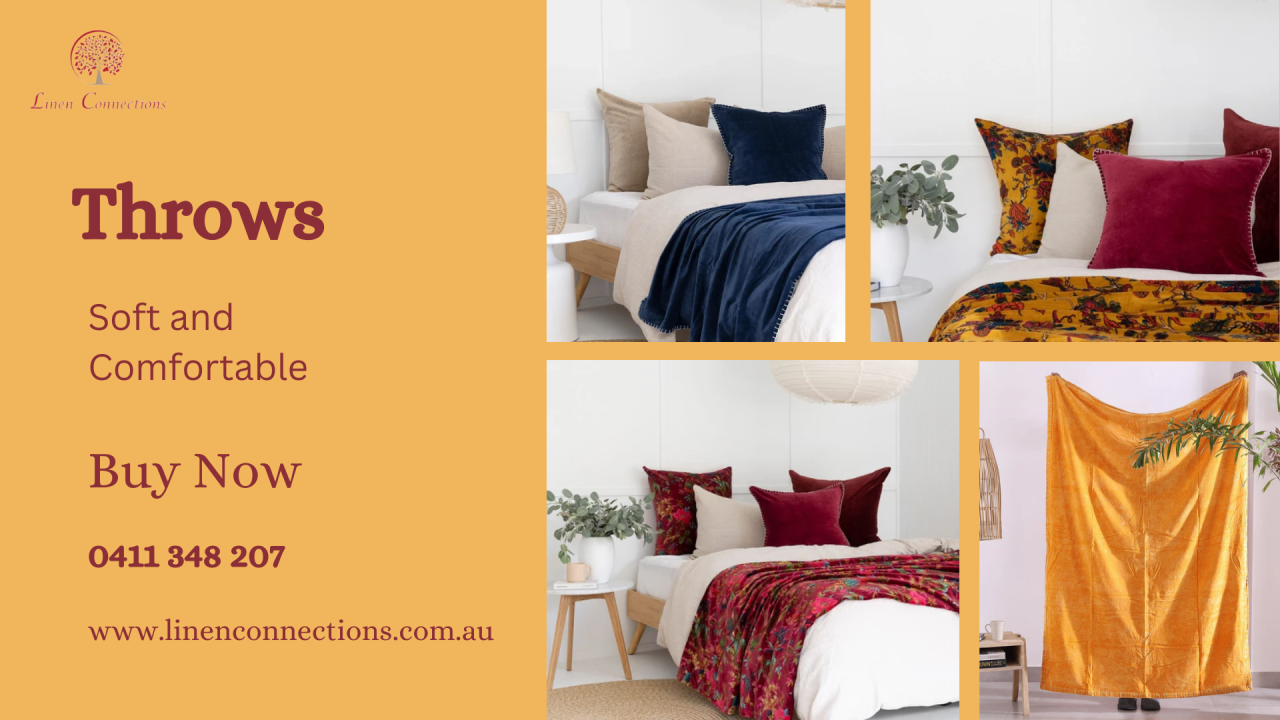 Elevate Your Living Space with LinenConnections — The Versatility of Throws: Improve Your Home Décor