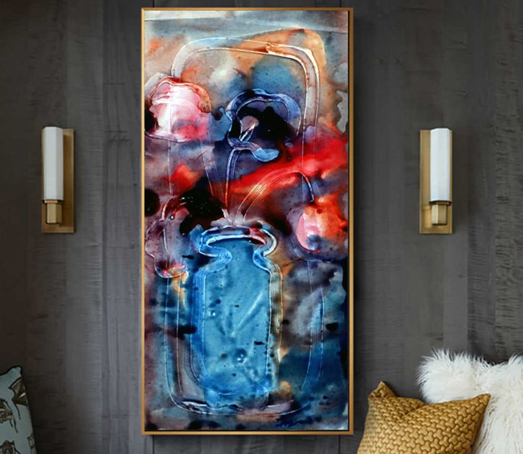 Abstract Paintings: Buy Abstract Painting Online | Abstract Wall Art | Wooden Street