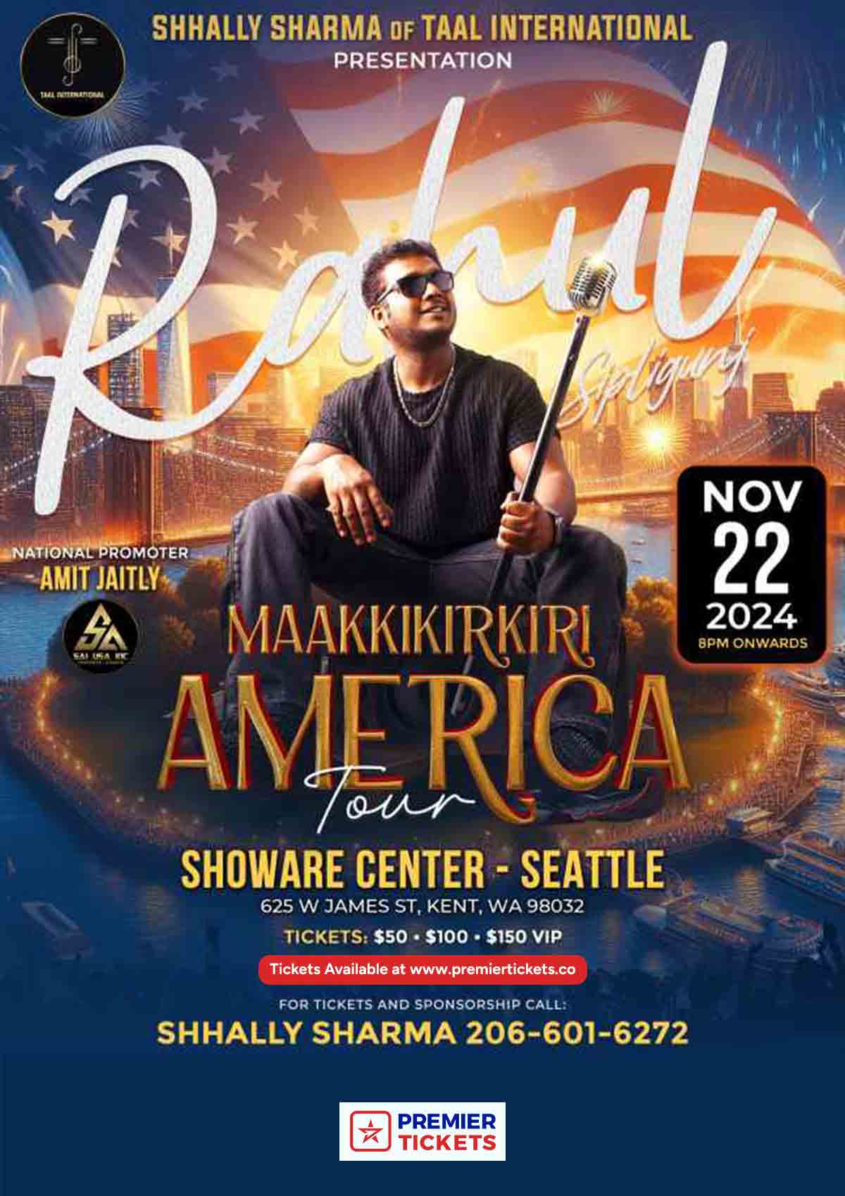 Rahul Sipligunj Live Show in Seattle 2024 - Book Your Spot!