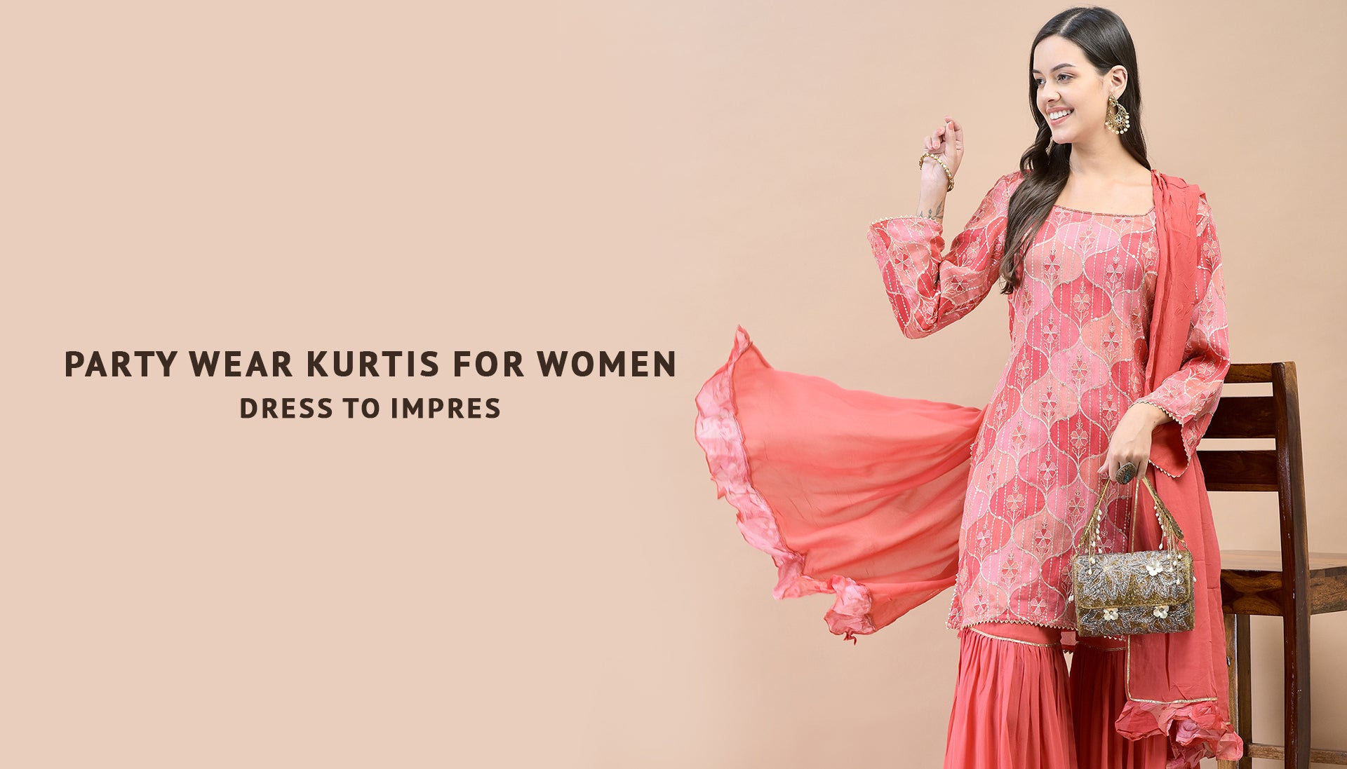 Party Wear Kurtis for Women, Dresses for Women Kurti